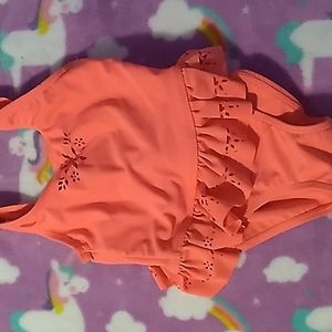 Wonder kids one piece coral bathing suit size 18 months